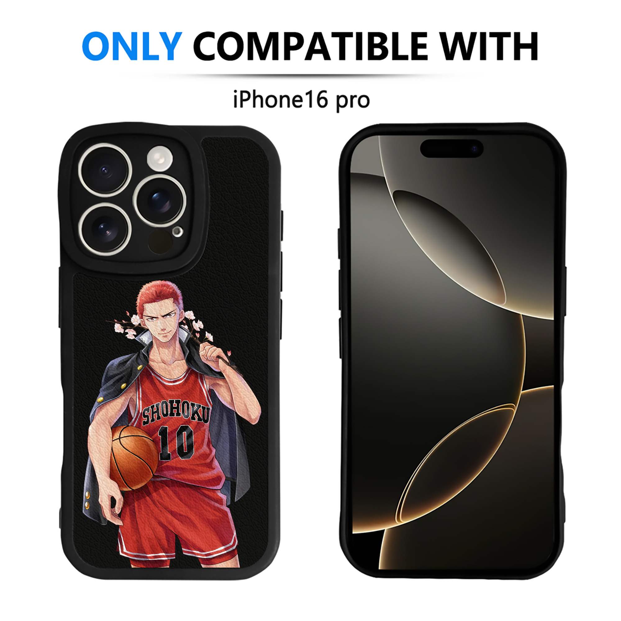 （画像用） SLAM DUNK／スラムダンク 【iPhone 16シリーズ対応】シリコンスマホケース（レザー調） 材質：シリコン